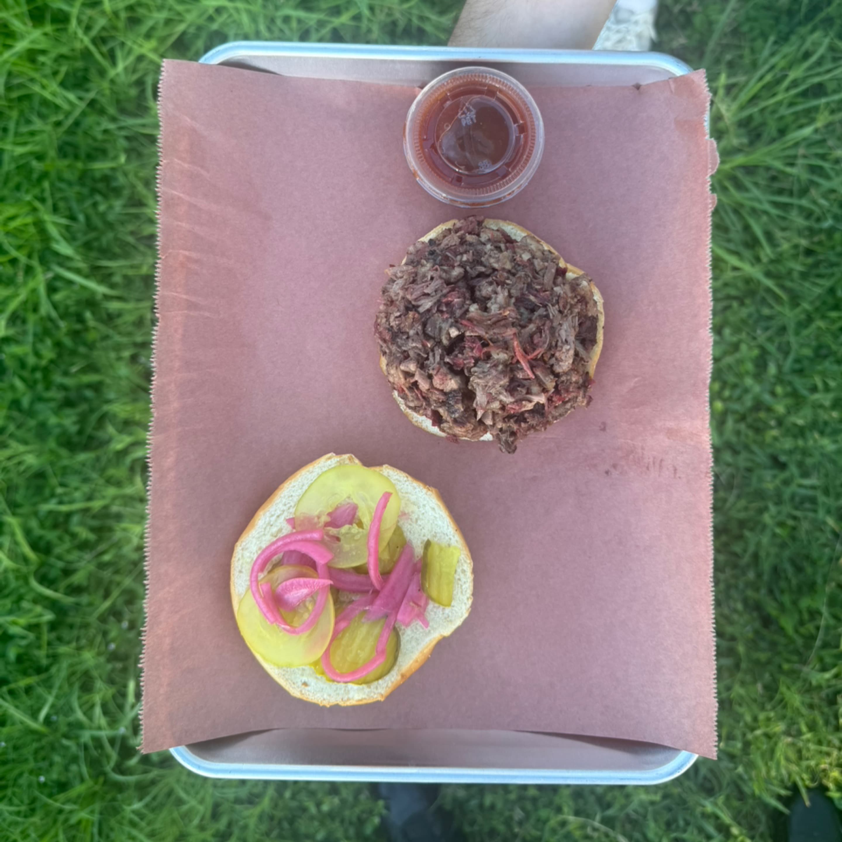 Chopped Brisket Sandwich
